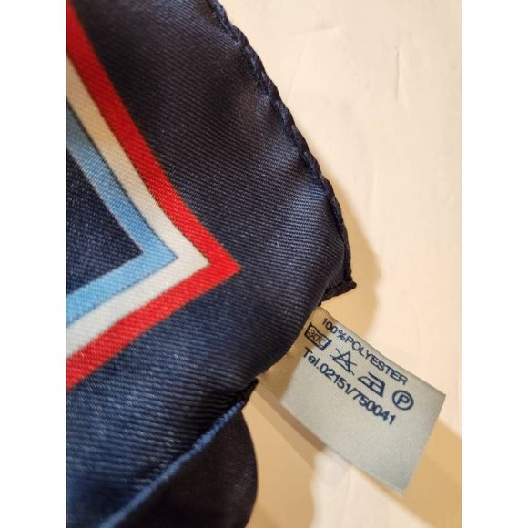 Vintage Coat of Arms Lion OMBIANCE KREFELD Scarf Rolled 1980s - Picture 2 of 6